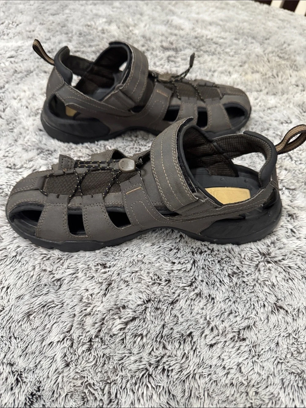 Teva Mens 9 Forebay Sport Sandals Outdoors Water Hiking Fishing Turkish Brown‎